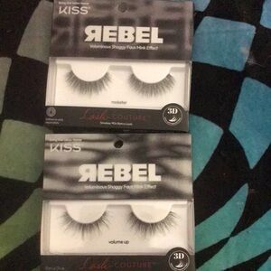 ✨🆕Kiss Rebel Voluminous Shaggy Faux Mink Effect Eyelashes!BNIB!✨